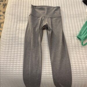 High Waisted Gray Athletic Leggings